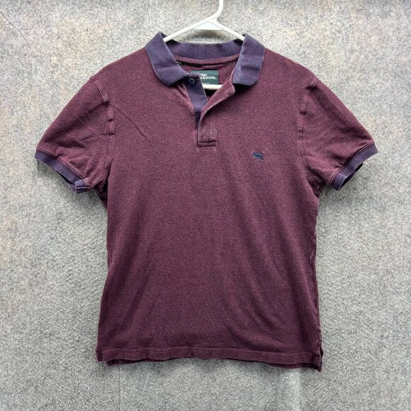 Rodd & Gunn Polo Shirt Mens Small Burgundy Sports Fit Short Sleeve Cotton Mesh - Picture 1 of 12